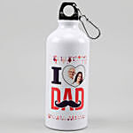 Personalised I Love Dad Bottle