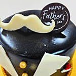 Father's Day Moustache Chocolate Mousse Cake
