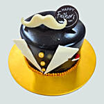 Father's Day Moustache Chocolate Mousse Cake With vauve Clicquot