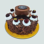 Happy Father's Day Black Forest Cake With Jacob's Creek