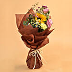 Delightful Mixed Flowers Bouquet