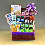 Delightful Treats Rectangular Straw Basket