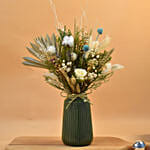 Exotic Mixed Preserved Flowers Arrangement