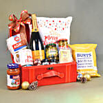 Grand Christmas Leather Chest Box Hamper