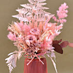 Pink Preserved Roses Arrangement