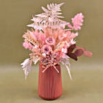 Pink Preserved Roses Arrangement