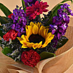 Striking Mixed Flowers Bouquet