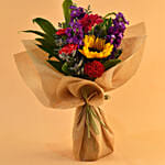 Striking Mixed Flowers Bouquet