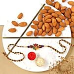 Sneh Auspicious Ganesha Rakhi & Almonds