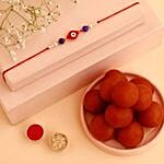 Sneh Evil Eye Red Rakhi & Gulab Jamun