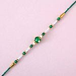 Sneh Fancy Green Pearl Rakhi