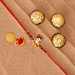 Sneh Holy Ganesha Kids Rakhi & Ferrero Rocher