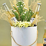 Mixed Flowers & Beer White Box