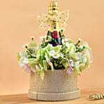 Mixed Flowers & Champagne Gift Box