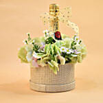 Mixed Flowers & Champagne Gift Box