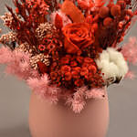 Ravishing Mixed Preserved Flowers Designer Vase