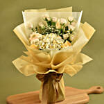 Serene Mixed Flowers & Ferrero Rocher Bouquet