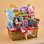 Rectangular Basket Baby Hamper