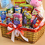 Rectangular Basket Baby Hamper