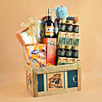 Wooden Tray Basket Baby Hamper