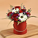 Ravishing Mixed Flowers Red Box