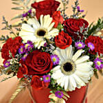 Ravishing Mixed Flowers Red Box