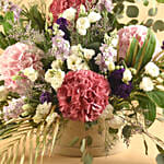 Exotic Mixed Flowers Circular Box