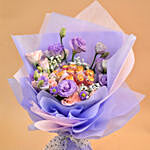 Lovely Mixed Flowers & Chupa Chups Bouquet