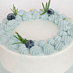 Blueberries Blue Forest Cake