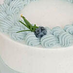 Blueberries Blue Forest Cake