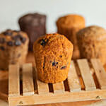 Vegan Blueberry Muffins 6 Pcs