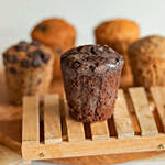 Wholemeal Chocolate Chip Muffins 6 Pcs
