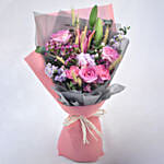 Elegant Pink Flowers Bouquet