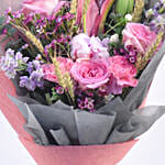 Elegant Pink Flowers Bouquet