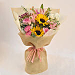 Joyous Mixed Flowers Bouquet