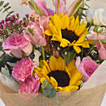 Joyous Mixed Flowers Bouquet