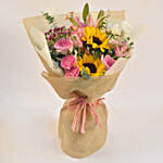 Joyous Mixed Flowers Bouquet