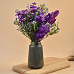 Purple Blush Flower Vase