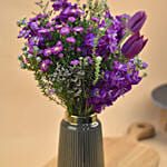 Purple Blush Flower Vase