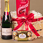 Champagne N Praline Treat Hamper