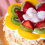 Fresh Fruit Cake 4 Inches