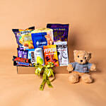 Choco Nuts Treats Gift Hamper With Teddy