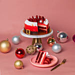 Santa's Gift Red Velvet Cake