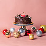 Christmas Delight Black Forest Cake