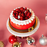 Santa's Gift Red Velvet Cake