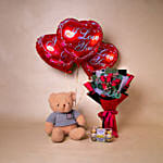 Adorable Love Gift Combo Arrangement