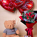 Adorable Love Gift Combo Arrangement