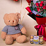 Adorable Love Gift Combo Arrangement