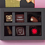 Artistic Happy Birthday Chocolate Box 6 Pcs