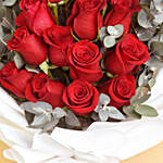 15 Red Roses And Million Love Smiles For Valentines